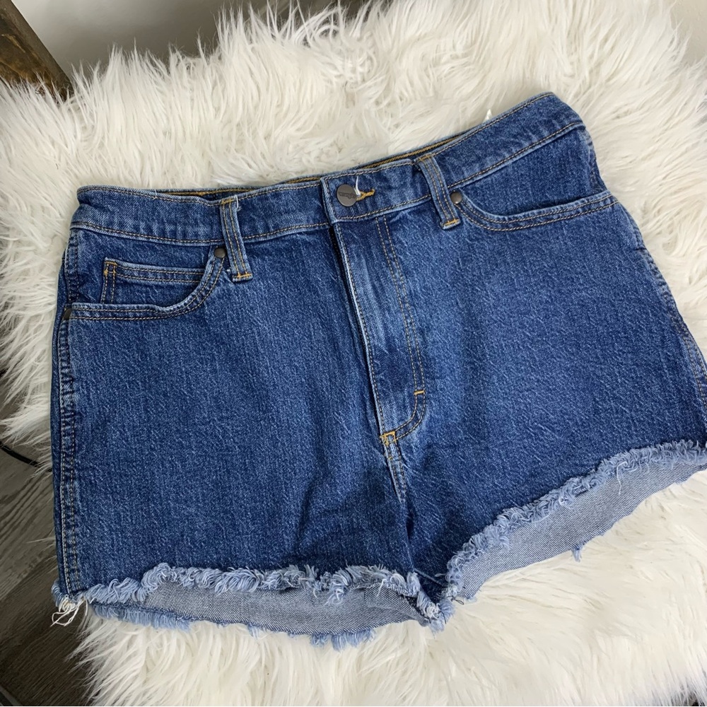 Wrangler Denim Blue Cut Off Women's Shorts Size 30